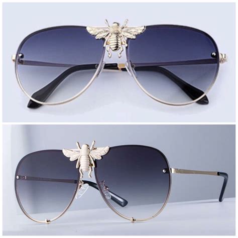 blue gucci prescription glasses|bee sunglasses Gucci.